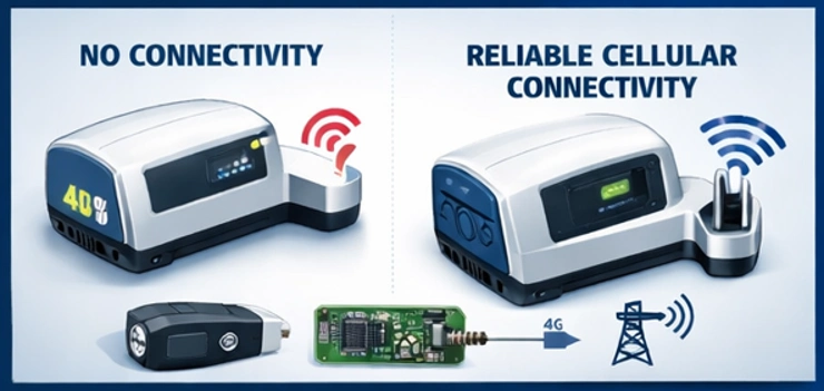 Implementing Cellular Connectivity in a Medical Device