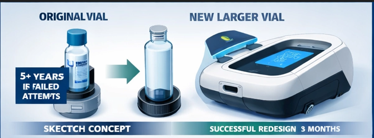 Case study 3: Bigger volume implementation for a medical device